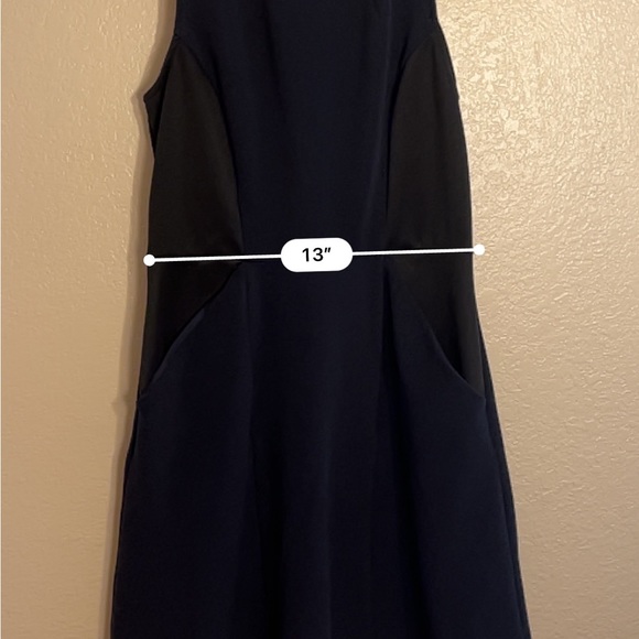 Sold/Not For Sale- Blue and Black Zip-up Tank Dress - Picture 7 of 8